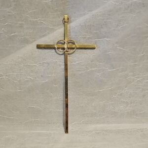 Brass Wall Cross 4x8